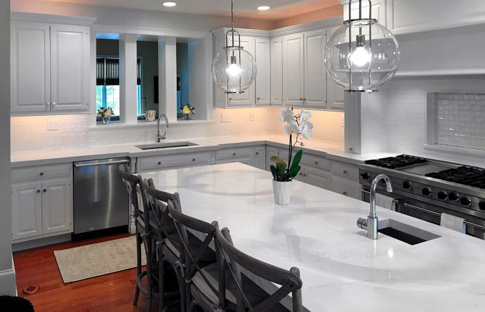Ott-Construction-Montgomery-County-PA-Wynnewood-Interior-Projects-Custom-Kitchen-Marble-Counter-tops-high-end-appliances-glass-ti-zero-refridgerator